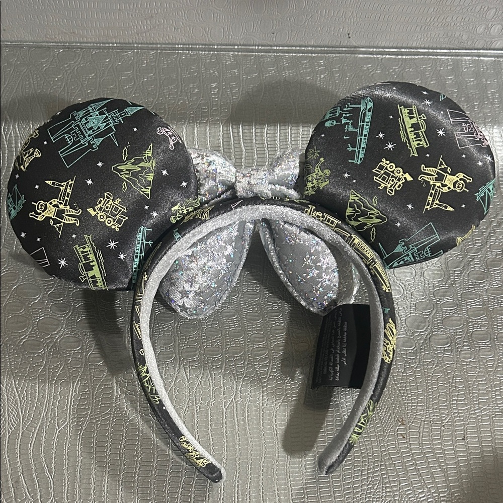 Disney Parks 100 Years of Wonder 2023 Minnie Mouse Ears Headband AUTHENTIC - Picture 3 of 3